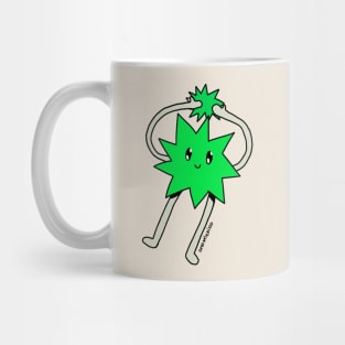 Silly Little Guy | Green Sticker Version Mug